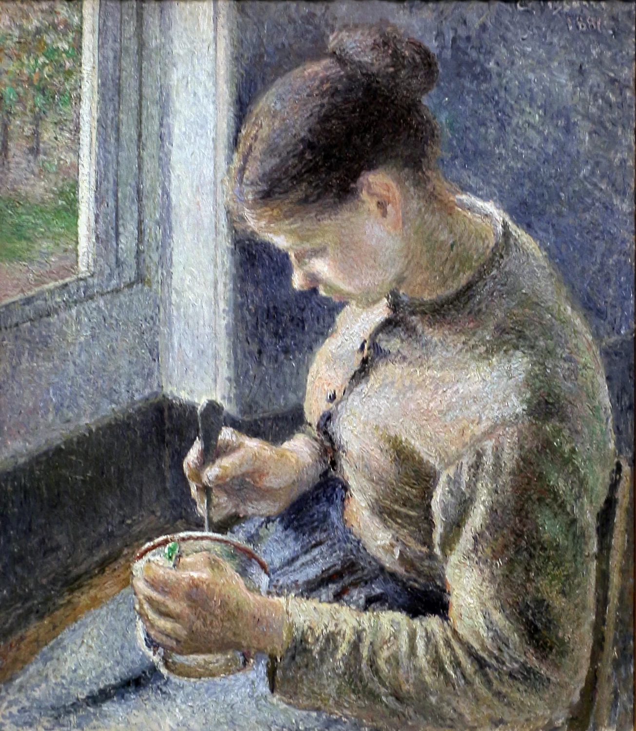Giovane contadina che beve il caffè, 1881 - Art Institute of Chicago